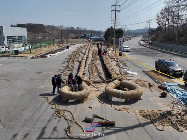 [2026] 기지시줄다리기 줄머리제작 & 젖줄,곁줄달기
